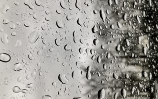 Картинка дождь, падение, окно, вода, влага