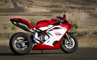 Обои МВ агуста Ф4, mv agusta, мотоцикл, спортивный мотоцикл, красный цвет