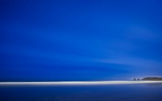 Картинка горизонт, синий, море, атмосфера, дневное время