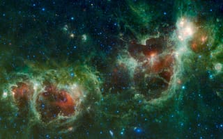 Картинка Westerhout 5, Сердце Туманности, туманность, Галактика, звезда