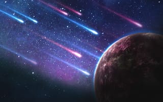 Картинка Галактика, звезда, космическое пространство, астрономический объект, атмосфера