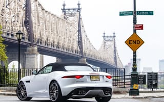 Картинка Квинсборо Мост, автомобили jaguar, авто, Jaguar F-Pace, Ягуар ХФ 2016
