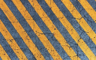 Картинка бетон, асфальтобетон, дорога, желтый, синий
