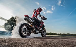 Картинка мотоцикл, ducati, супермото, мотоспорт, гонки на мотоциклах