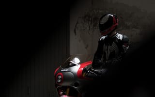 Картинка suzuki, Судзуки системы GSX-r1100 компания-производитель, мотоцикл, Судзуки системы GSX-Р, шлем