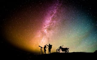 Обои ночь, астрономический объект, Астрономия, атмосфера, Созвездие