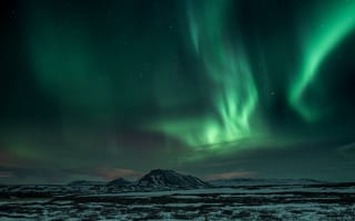 Картинка Аврора, Арктика, природа, атмосфера, замораживание