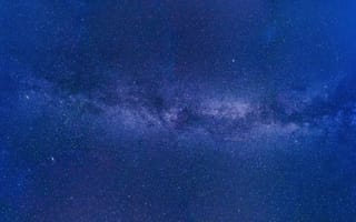 Картинка Млечный Путь, звезда, Галактика, Астрономия, синий
