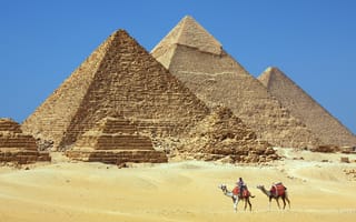 Картинка Гизы, Каир, египетская пирамида, пирамида, памятник