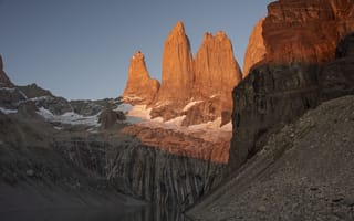 Картинка Национальный парк Торрес-дель-Пайне, природа, парк, национальный парк, бесплодные земли