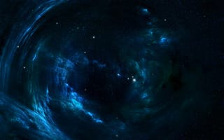 Картинка космическое пространство, астрономический объект, синий, атмосфера, Галактика