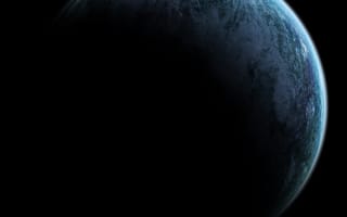 Картинка планета, земля, космическое пространство, луна, астрономический объект