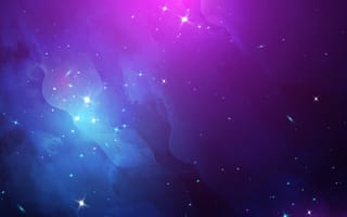 Картинка Галактика, вода, атмосфера, лазурный, пурпур