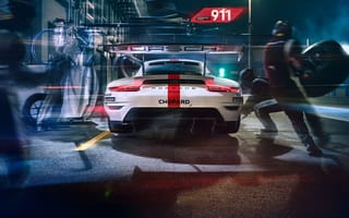 Обои Порше 911 РСР, Porsche 911 GT3 RSR, 2019 Порше 911, Порше, легковые автомобили