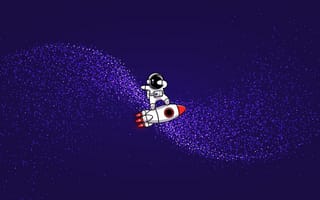 Картинка астронавт, атмосфера, космос, игрушка, космическое пространство