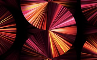 Картинка Fan wallpaper in dark pink for iPad Pro 11″