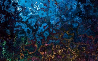 Картинка коралловый риф, морская биология, земля, фрактальное искусство, биом