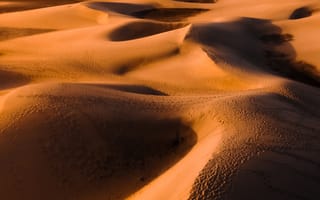Картинка эрг, поющий песок, коричневый цвет, экорегион, свет