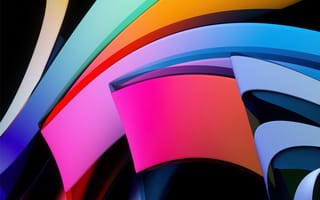 Картинка Apple МасВоок Pro, абстрактное искусство, пурпур, красочность, лазурный