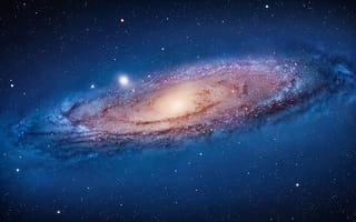 Картинка Галактика Андромеды, Галактика, земля, звезда, Млечный Путь