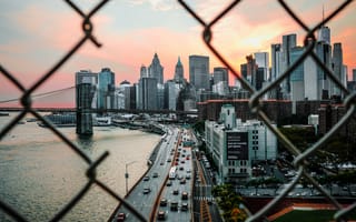 Картинка США, НьюЙорк, здание, дневное время, облако