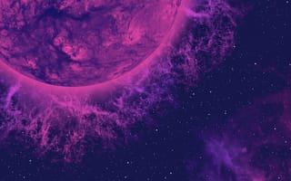 Картинка космическое пространство, астрономический объект, пурпур, Астрономия, розовый