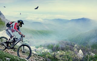 Картинка горный велосипед, велосипед, велосипедный спорт, катание на горных велосипедах, горные велосипеды