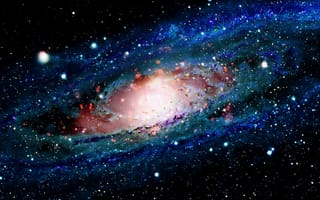 Картинка Галактика, космическое пространство, туманность, атмосфера, астрономический объект