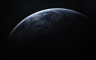 Картинка земля, луна, атмосфера, астрономический объект, темнота