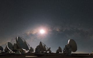 Картинка Большой Массив Миллиметра Атакама, радиотелескоп, Астрономия, астрономический объект, телескоп