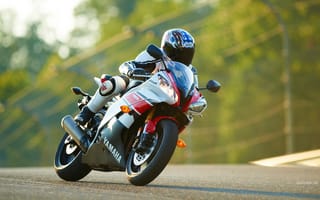Картинка мотоцикл, супербайк, мотоциклетный шлем, авто, гоночный