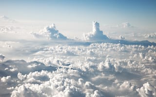 Картинка облако, атмосфера, кучевое облако, дневное время, Аэробус