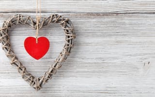 Картинка сердце, любовь, древесина, прут, День Святого Валентина