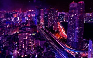 Картинка сиодомэ в МинАТО Токио, токийская башня, городской пейзаж, Центр Города Шиодоме, метрополия
