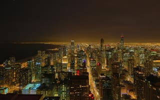 Картинка Чикаго, небоскреб, город, городской пейзаж, городской
