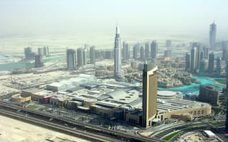 Картинка Дубай Молл, здание, городской пейзаж, городской район, город
