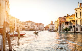 Обои Венеция, Милан, водный путь, канал, вода