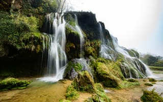 Обои Каскад де-ТЮФ, водопад, природа, водоем, гидроресурсы