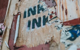 Картинка Слова, Краска, Надпись, Трещины, Стена, Буквы