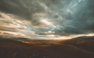 Картинка Пейзаж, Природа, Армения, Горы, Облака, Небо