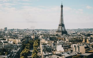 Картинка Города, Париж, Эйфелева Башня, Здания