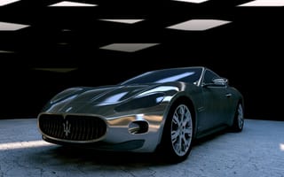 Картинка Мазератти (Maserati), Тачки (Cars), Maserati Gt, Вид Сбоку
