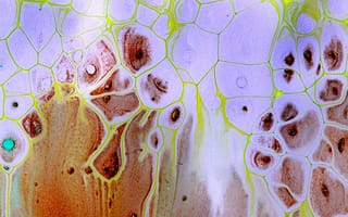 Картинка Абстракция, Краска, Fluid Art, Блестки, Пятна, Жидкость