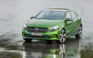 Картинка Тачки (Cars), Вид Спереди, 250, Mercedes-Benz, Зеленый, W176