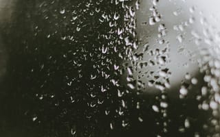 Картинка Дождь, Капли, Мокрый, Макро, Стекло