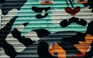 Картинка Арт, Краска, Граффити, Street Art, Стена