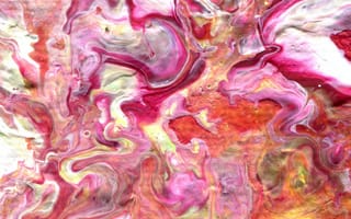 Картинка Абстракция, Разводы, Fluid Art, Краска, Разноцветный