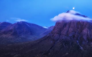 Картинка Природа, Гора, Горная Местность, Шотландия, Вершина