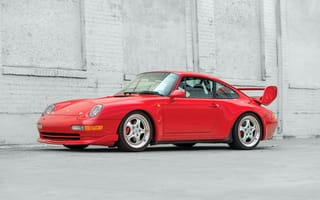 Картинка Порш (Porsche), Тачки (Cars), Красный, Вид Сбоку, Carrera