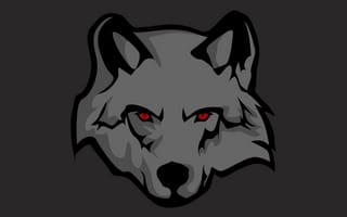 Картинка Вектор, Хищник, Стикер, Арт, Волк